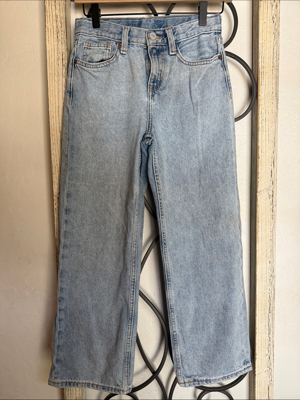 Old Navy | Boy’s Built In Tough Light Wash Baggy Jeans | Size 10